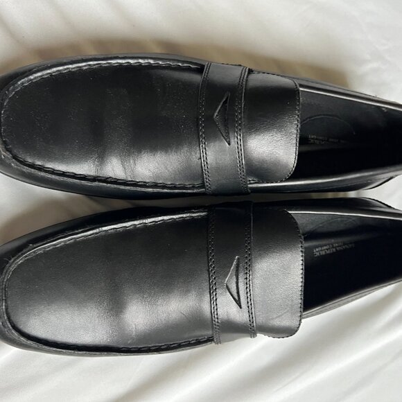 Banana Republic Driving Shoes Loafer Black Leather size 9.5 $130